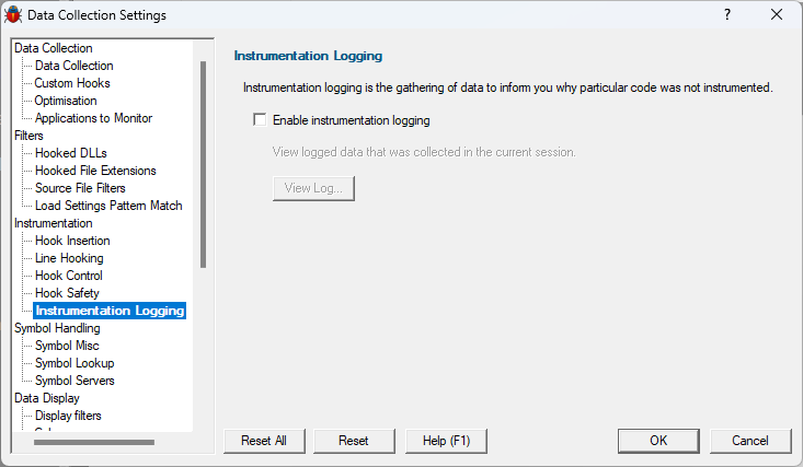 settings-instrumentation-logging
