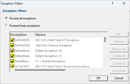 ExceptionFiltersDialog