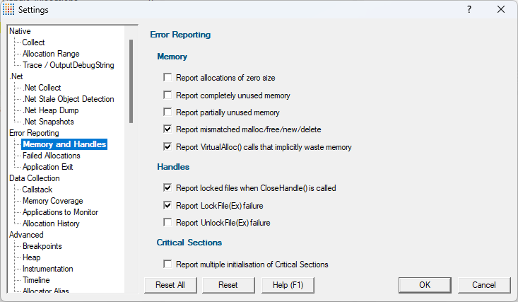 error-report-settings