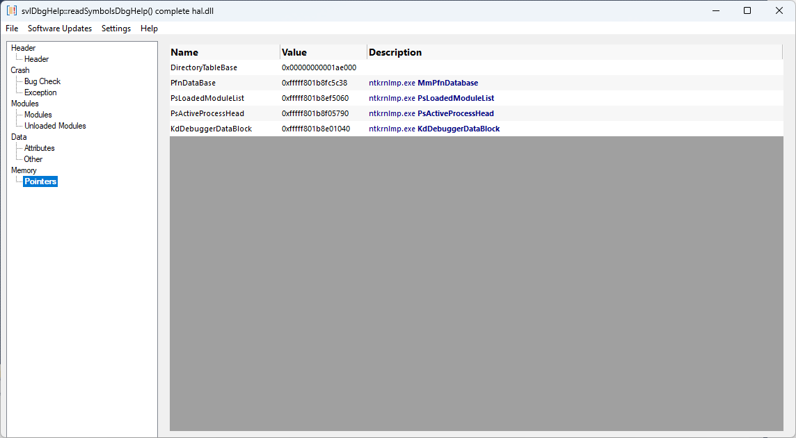 kernel-dump-pointers