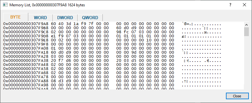 memory-inspection-dialog-memory-list