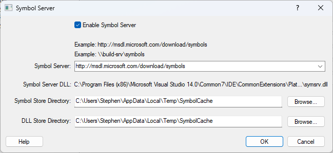 symbol-server-dialog