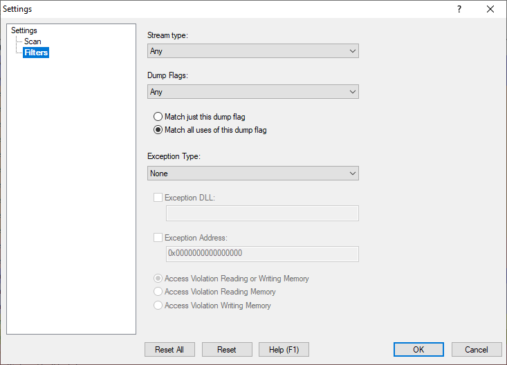 SearchFilters