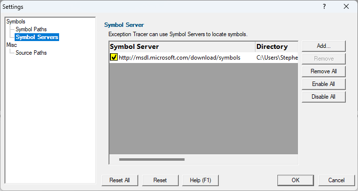 settings-symbol-server