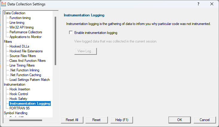 instrumentation-logging-settings