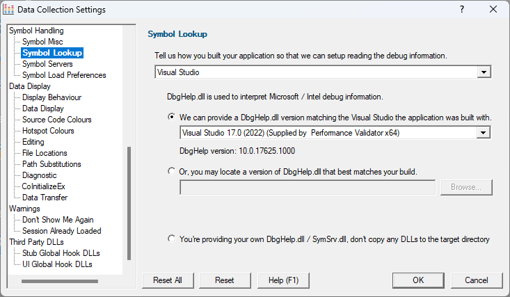 symbol-lookup-settings